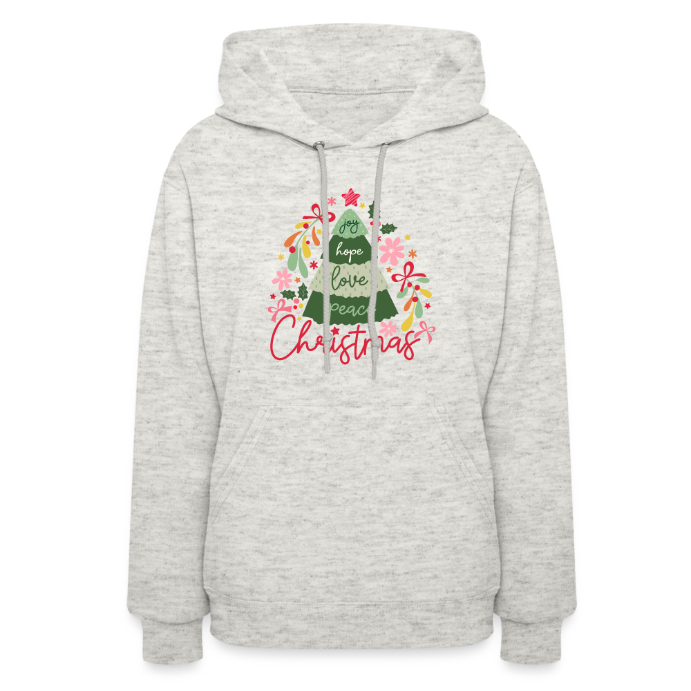 Women's Hoodie - heather oatmeal