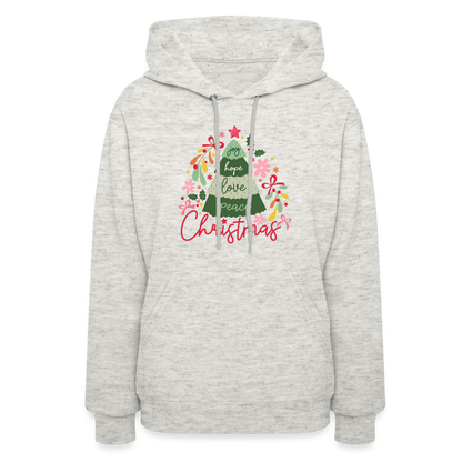 Women's Hoodie - heather oatmeal