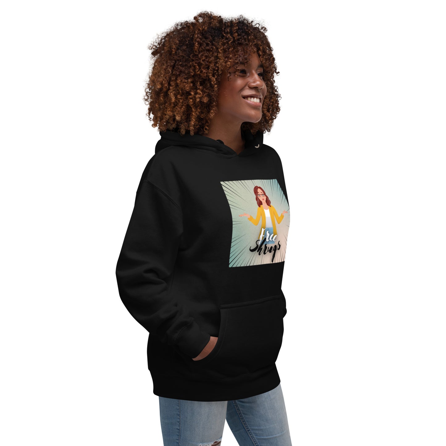 Free Shrugs Woman's Hoodie